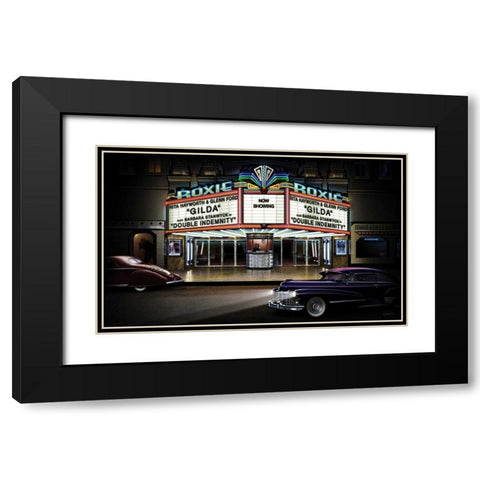 Roxie Picture Black Modern Wood Framed Art Print with Double Matting by Flint, Helen