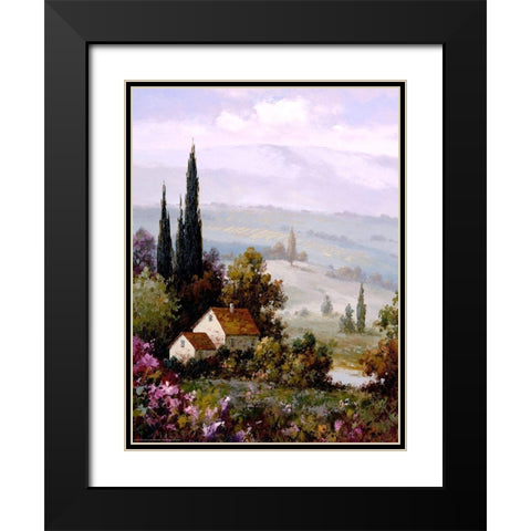 Country Comfort 2 Black Modern Wood Framed Art Print with Double Matting by Gaul, Charles