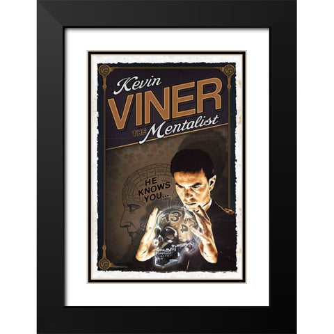 Kevin Viner Black Modern Wood Framed Art Print with Double Matting by Has