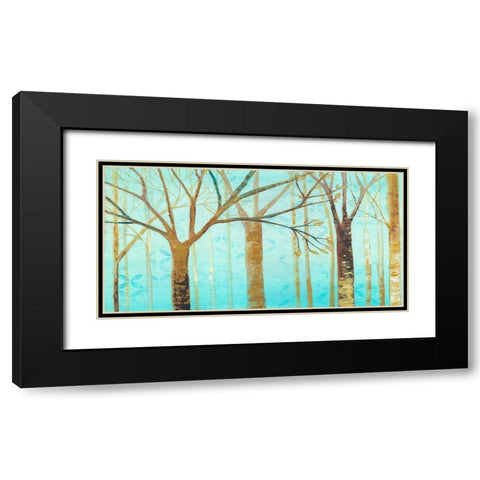 Ambient Black Modern Wood Framed Art Print with Double Matting by TBS
