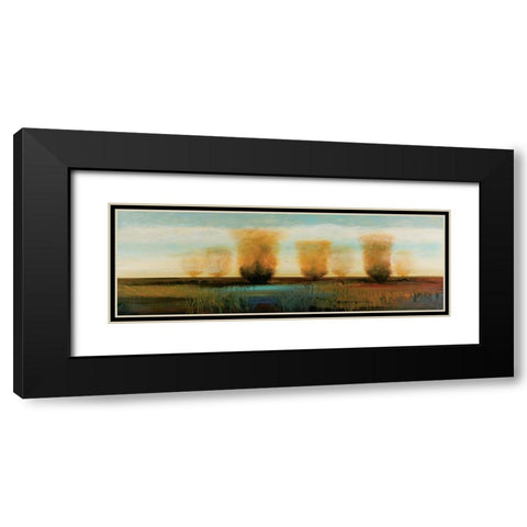 River 1 Black Modern Wood Framed Art Print with Double Matting by Sokol-Hohne