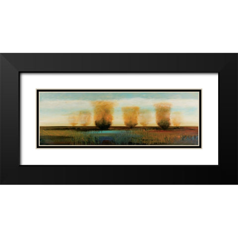 River 1 Black Modern Wood Framed Art Print with Double Matting by Sokol-Hohne