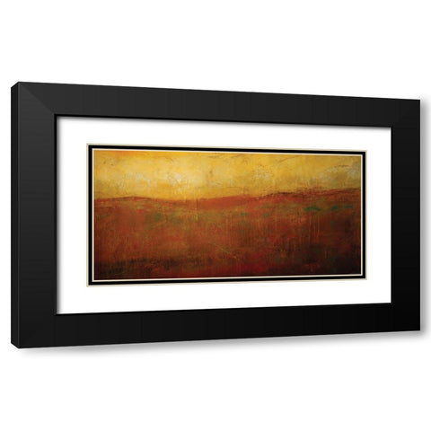 Golden Sunrise Black Modern Wood Framed Art Print with Double Matting by Sokol-Hohne