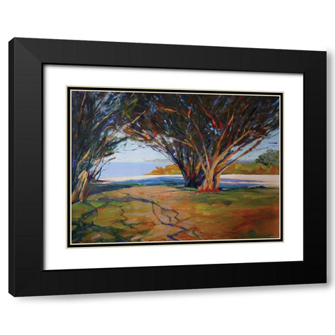 Arles Black Modern Wood Framed Art Print with Double Matting by Sokol-Hohne