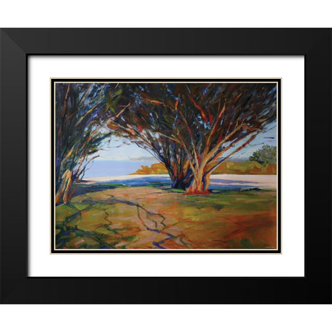 Arles Black Modern Wood Framed Art Print with Double Matting by Sokol-Hohne