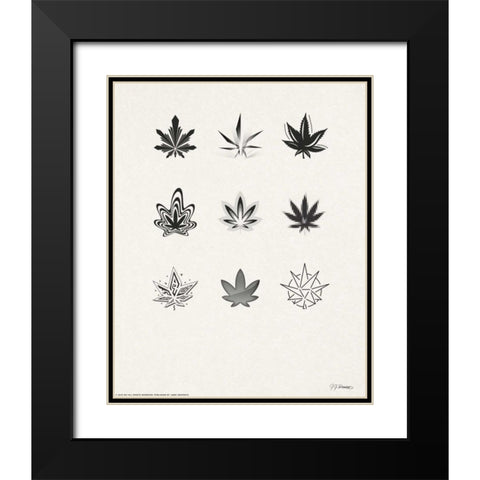 Era Juana Black Modern Wood Framed Art Print with Double Matting by Brando, JJ