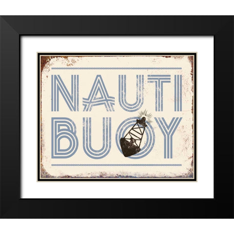 Nautibuoy Black Modern Wood Framed Art Print with Double Matting by Brando, JJ