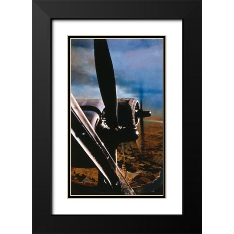 Prop Up Black Modern Wood Framed Art Print with Double Matting by Gipe, L.