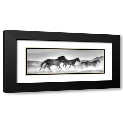Rolling By Black Modern Wood Framed Art Print with Double Matting by Linden, Sally