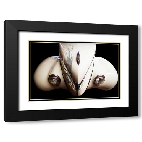 MarilynS Reflection Black Modern Wood Framed Art Print with Double Matting by Linden, Sally