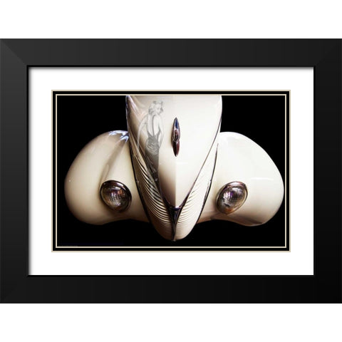 MarilynS Reflection Black Modern Wood Framed Art Print with Double Matting by Linden, Sally
