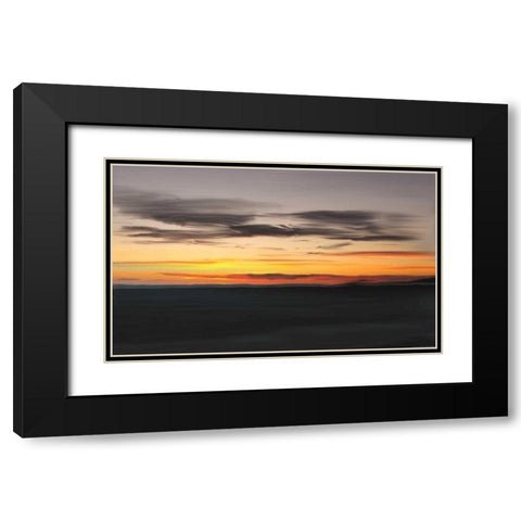 Ocean 10 Black Modern Wood Framed Art Print with Double Matting by Linden, Sally