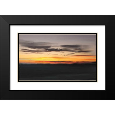 Ocean 10 Black Modern Wood Framed Art Print with Double Matting by Linden, Sally
