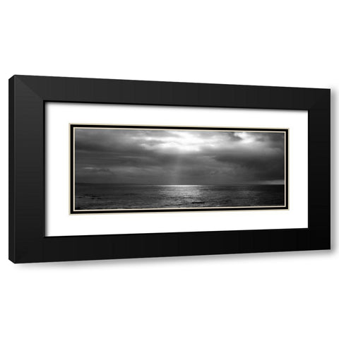 Sunbeam Black Modern Wood Framed Art Print with Double Matting by Linden, Sally