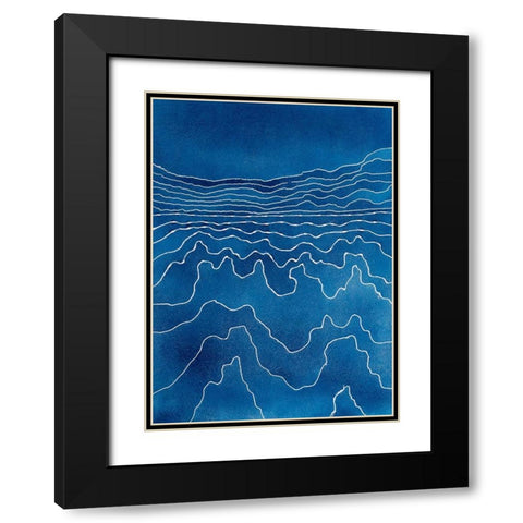 The Path Black Modern Wood Framed Art Print with Double Matting by Van, Laura