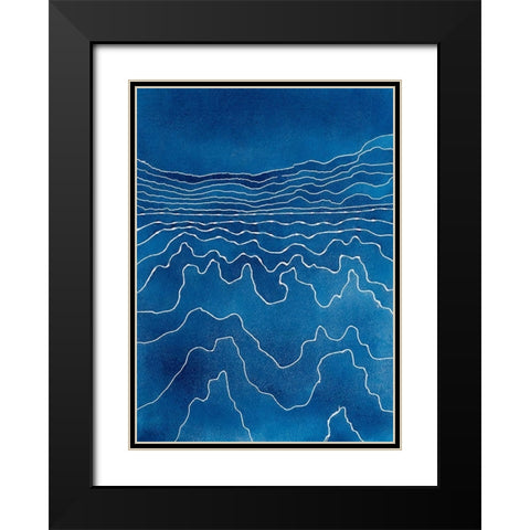 The Path Black Modern Wood Framed Art Print with Double Matting by Van, Laura