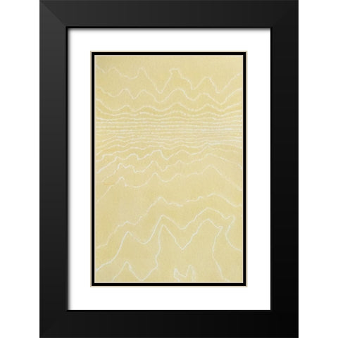 Plains Of Sand Black Modern Wood Framed Art Print with Double Matting by Van, Laura