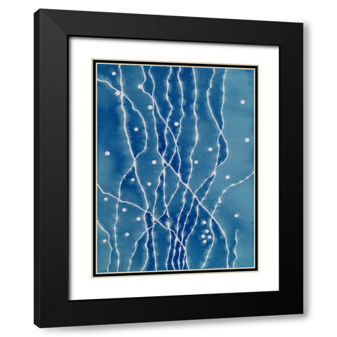 Seeing Thru Black Modern Wood Framed Art Print with Double Matting by Van, Laura