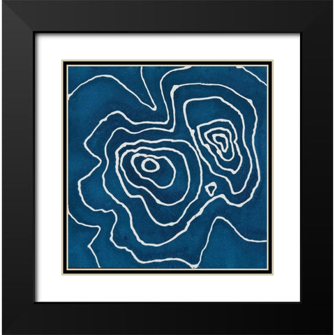 The Mask Black Modern Wood Framed Art Print with Double Matting by Van, Laura