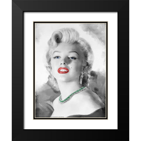 Girls Best Friend Black Modern Wood Framed Art Print with Double Matting by Michaels, Jerry