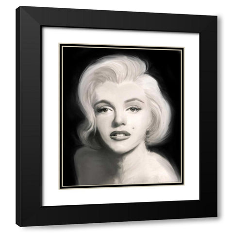 Beautiful In Black Black Modern Wood Framed Art Print with Double Matting by Michaels, Jerry
