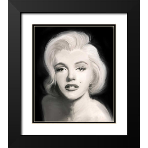 Beautiful In Black Black Modern Wood Framed Art Print with Double Matting by Michaels, Jerry