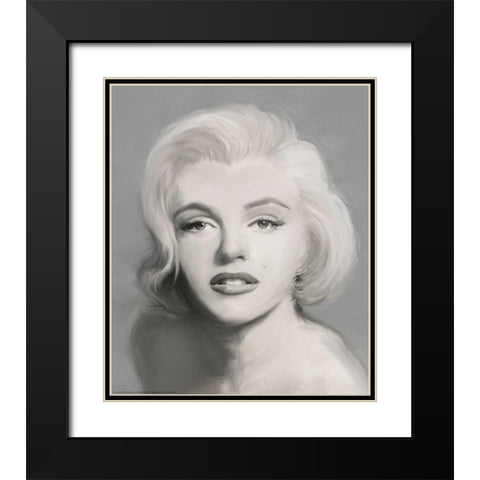 Beautiful Black Modern Wood Framed Art Print with Double Matting by Michaels, Jerry