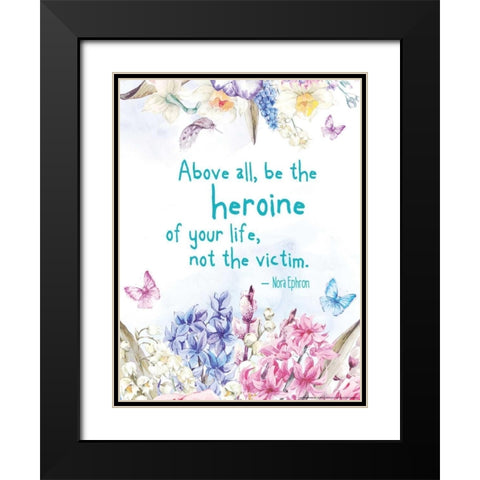 Inspired 10 Black Modern Wood Framed Art Print with Double Matting by Nobleworks, Inc.