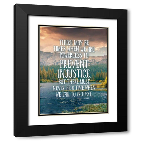 Quote 1 Black Modern Wood Framed Art Print with Double Matting by Nobleworks, Inc.