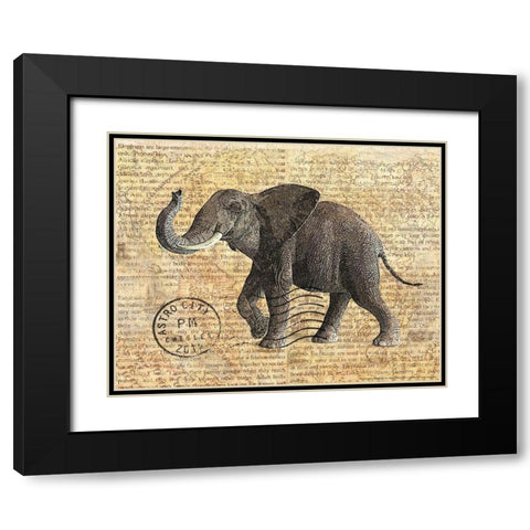 Truck 3 Black Modern Wood Framed Art Print with Double Matting by Nobleworks, Inc.