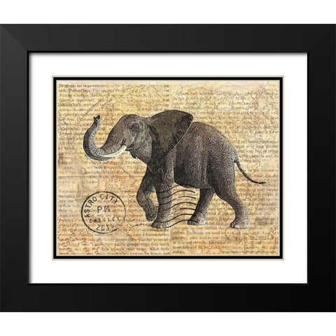 Truck 3 Black Modern Wood Framed Art Print with Double Matting by Nobleworks, Inc.