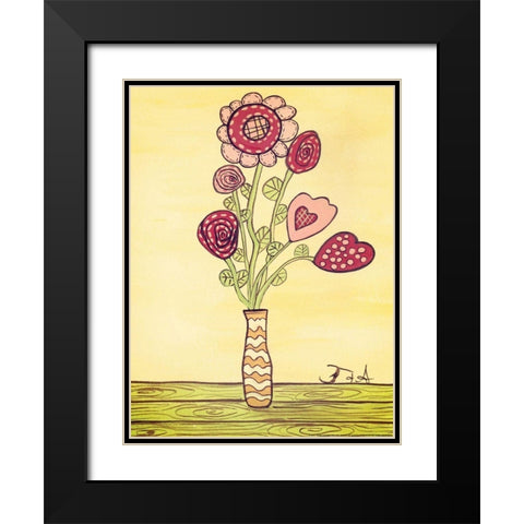 Kids Pix 2 Black Modern Wood Framed Art Print with Double Matting by Nobleworks, Inc.