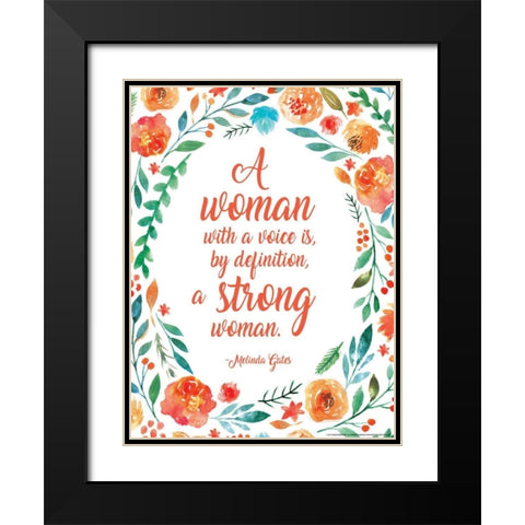 Inspired 7 Black Modern Wood Framed Art Print with Double Matting by Nobleworks, Inc.