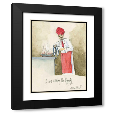 Add The Brandy Black Modern Wood Framed Art Print with Double Matting by Paul, Alan