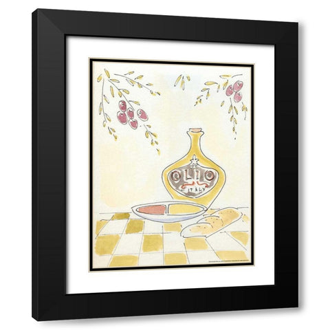 Olio Italy Black Modern Wood Framed Art Print with Double Matting by Paul, Alan