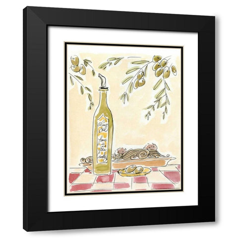 Olive Oil Love Black Modern Wood Framed Art Print with Double Matting by Paul, Alan