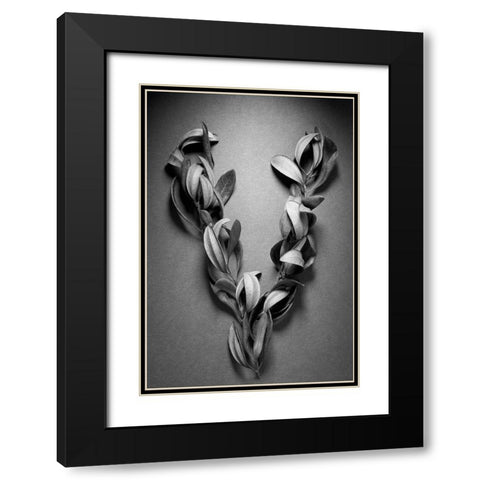 Victory Black Modern Wood Framed Art Print with Double Matting by Rosenthal, Barry