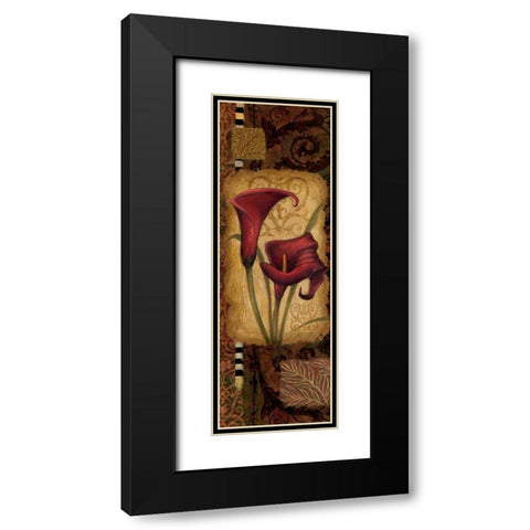 Red Lily One Black Modern Wood Framed Art Print with Double Matting by Eisner, Viv