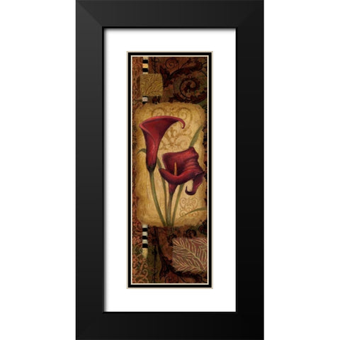 Red Lily One Black Modern Wood Framed Art Print with Double Matting by Eisner, Viv