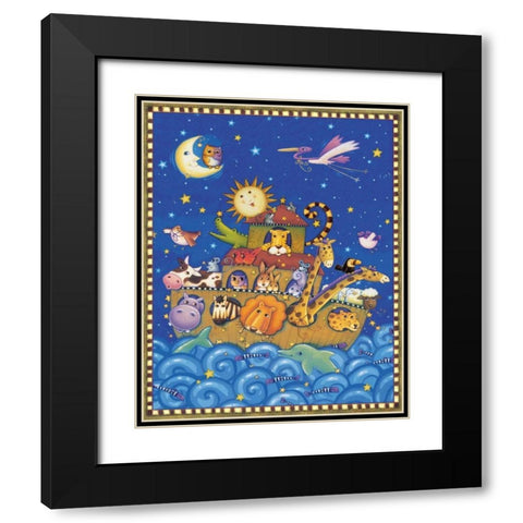 Ark 5 Black Modern Wood Framed Art Print with Double Matting by Eisner, Viv