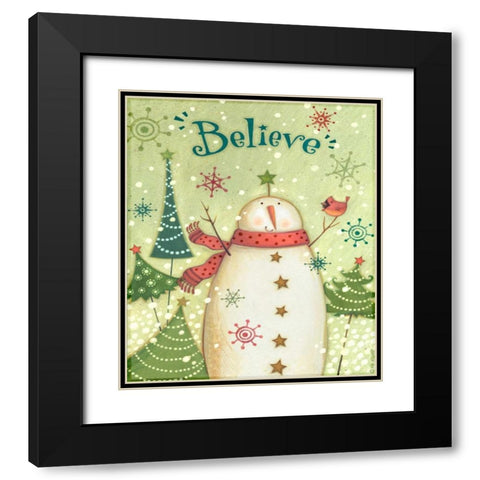 Believe 2 Nb Black Modern Wood Framed Art Print with Double Matting by Eisner, Viv
