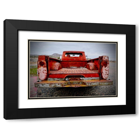 Back End Black Modern Wood Framed Art Print with Double Matting by Vizvary, Susan