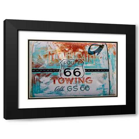 4 Bouys Black Modern Wood Framed Art Print with Double Matting by Vizvary, Susan