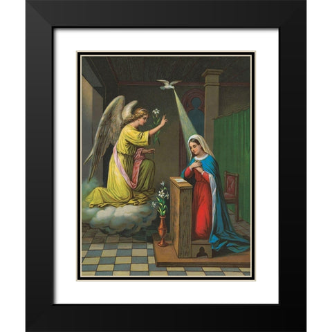 VERKUENDIGUNG Black Modern Wood Framed Art Print with Double Matting by Anonymous