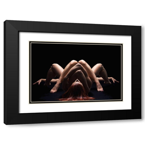 Bodylandscape Black Modern Wood Framed Art Print with Double Matting by Unkelbach, Frank