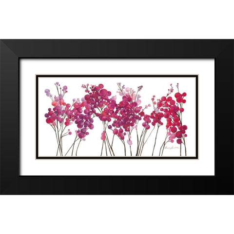 Valentine Black Modern Wood Framed Art Print with Double Matting by Ancilotti, Claudia