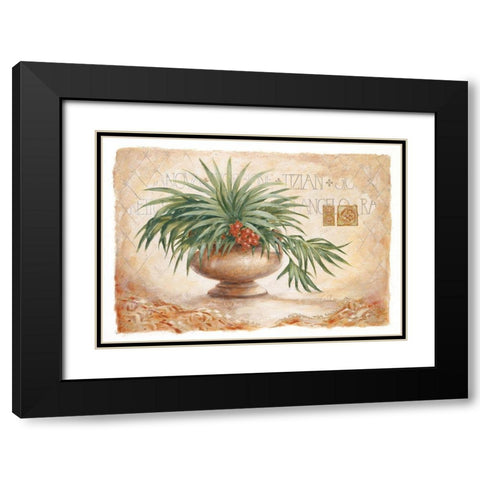 Tizian Black Modern Wood Framed Art Print with Double Matting by Ancilotti, Claudia