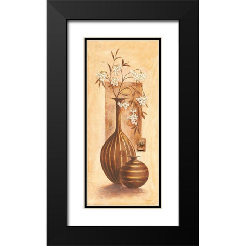 Portofino Black Modern Wood Framed Art Print with Double Matting by Ancilotti, Claudia
