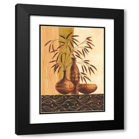 Carrara Black Modern Wood Framed Art Print with Double Matting by Ancilotti, Claudia