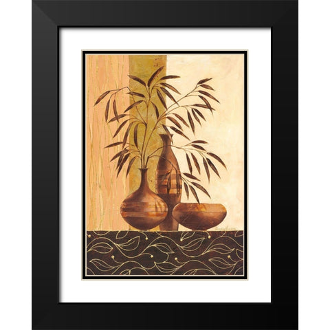 Carrara Black Modern Wood Framed Art Print with Double Matting by Ancilotti, Claudia